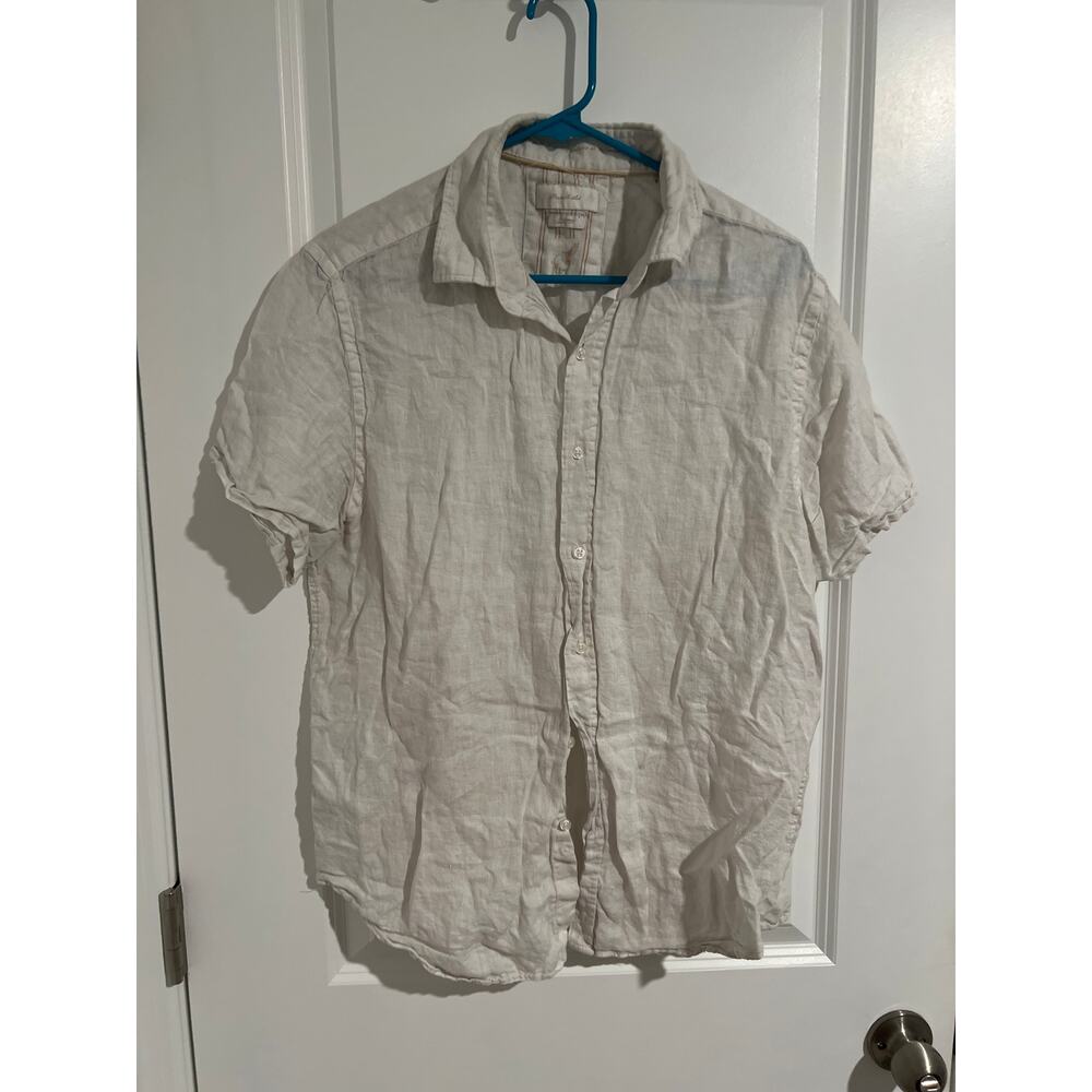 Porter & Ash Top – 100% Linen – Size Small – Made in India